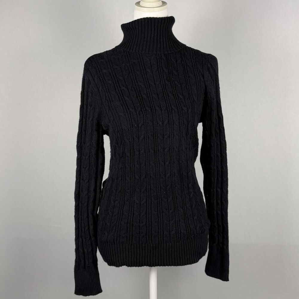 St-john-s-bay Women's Black and Navy Jumper